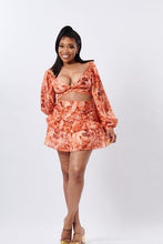Load image into Gallery viewer, Orange Haze Skirt Set